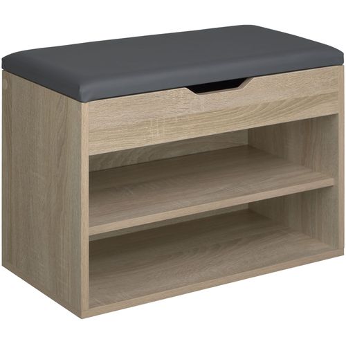 Banc À Chaussures Jasmina - Imprimé Bois