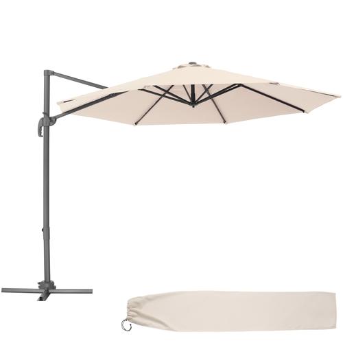 Parasol Daria 300 Cm Avec Housse De Protection - Beige