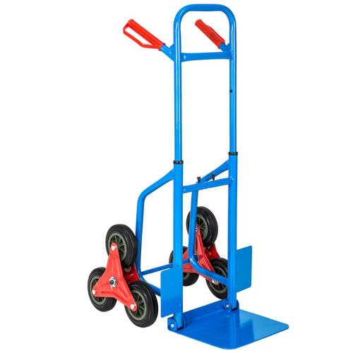 TecTake Diable monte escalier 100 kg avec plateau pliable