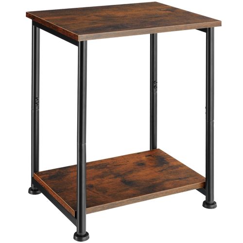 Table D'appoint Yonkers 38,5x30x51,5cm - Bois Foncé Industriel