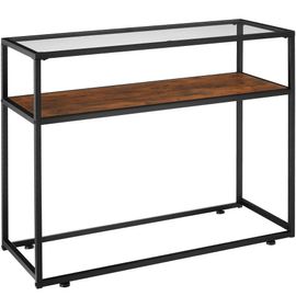 Table Console Kilkenny 100x41x80,5cm - Bois Foncé Industriel