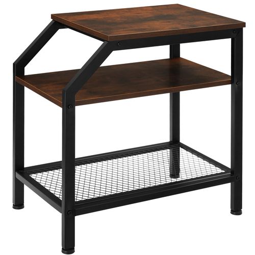Table D'appoint Plymouth - Bois Foncé Industriel