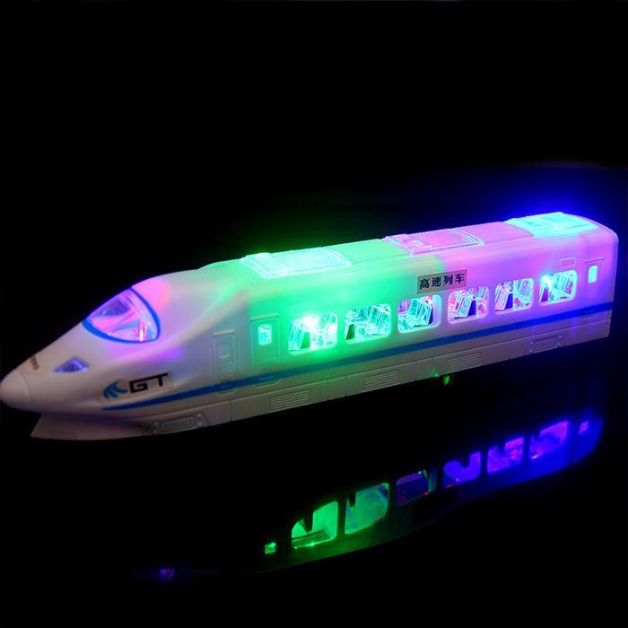 Train électrique pour enfants - Avec éclairage LED et musique. Grand cadeau  d'anniversaire, cadeau pour garçons et filles à partir de 3 ans 