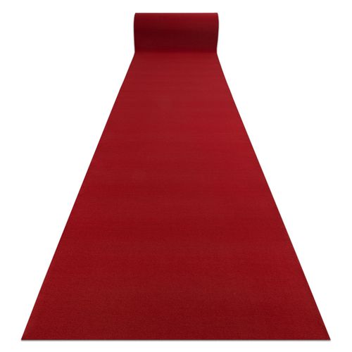 100x110 Cm Tapis De Couloir Antidérapant Rumba 1974 Mariage Couleur Unique Bordeaux, Rose 100cm