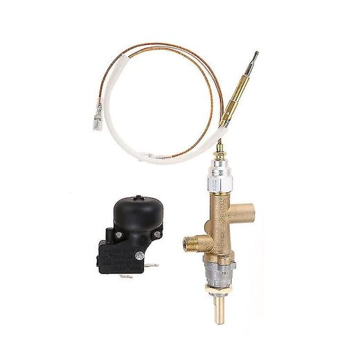 Chauffage de patio à gaz Vanne de contrôle Thermocouple Capteur Interrupteur de vidange Bouton Bouton Propane GPL Contrôle de foyer SA