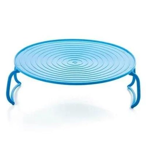 Support en plastique pour micro-ondes,3 couleurs,plaque de cuisine multifonction,couvercle empilable en plastique T1 + refroidissement,outil de cuisine T1 - Type Blue
