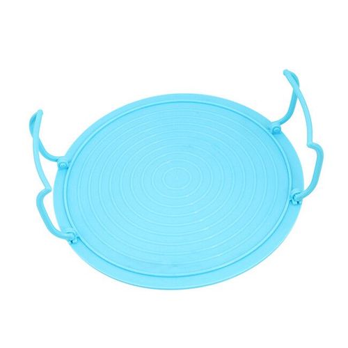 Étagère multifonctionnelle pour four à micro-ondes,double isolation,bols chauffants,support en couches,évaluation T1,accessoires de cuisine,outils - Type Bleu
