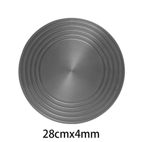 Walfos-Plaque de Conduction Thermique pour Cuisinière à Gaz,Épaisse,Antidérapante,Diffuseur de Chaleur,Protection d'Ustensiles de Cuisine,Anti-Brûlure,Plaque de Décongélation - Type 28cmx4mm