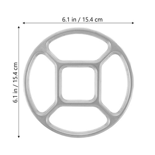 Support auxiliaire pour brûleurs de cuisinière électrique,support de cuisson à la vapeur à anneau,petit pot,Wok T1,plaque de cuisson à gaz - Type Silver