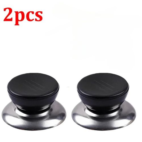 Couvercle astronomique en verre pour autocuiseurs,poignée de cuisine,bouton de batterie de cuisine,couvercle de casserole universel,poignée interchangeable Foy,4 pièces - Type 2pcs