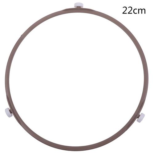 Support d'anneau rotatif pour four à micro-ondes,base rapide colorée,support en verre,1PC - Type 22cm