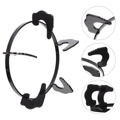 Support pour cuisinière à gaz,accessoire de cuisine en fer non ald,support de casserole,trépied domestique - Type Black