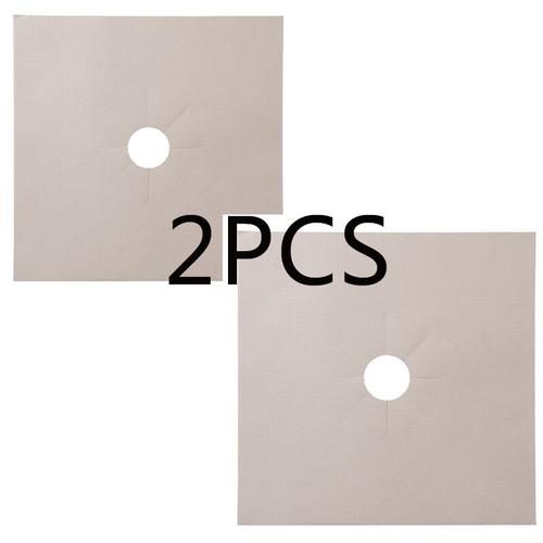 Protecteur de cuisinière à gaz,tapis propre,protecteur de cuisinière à gaz,accessoires de cuisine,1/2/4 pièces - Type 2pcs beige