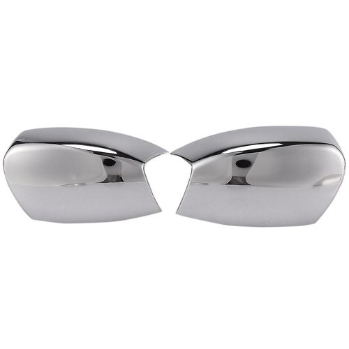 1 Paire De Couvercles De Rétroviseur Abs Plastique Voiture Couverture De Rétroviseur Latéral Chrome Pour