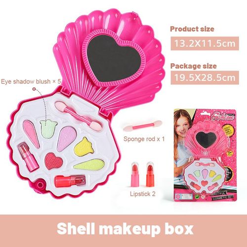 Jouets De Maquillage De Simulation De Princesse Pour Filles,Maison De Jeu,Cosmétiques Pour Enfants,Rouge À Lèvres,Ensemble De Fard À Barrage,Fête Pour Enfants,Jeu De Cosplay #F