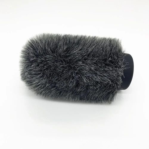 Pare-brise en fourrure de chat,manchon de pare-brise en fourrure pour Sony ECM XDallas,microphone à condensateur,protection contre le vent,téléchargements extérieurs,micro - Type Grey