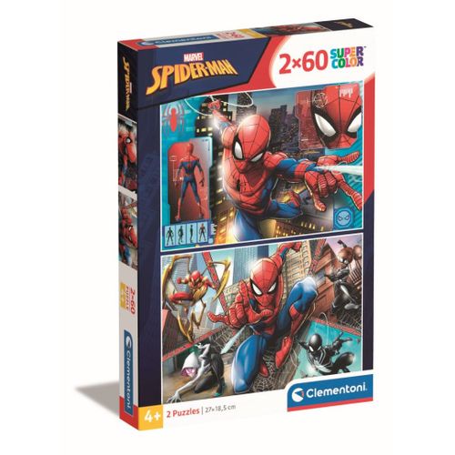 Puzzle Enfant 2x60 Pièces - Spider-Man