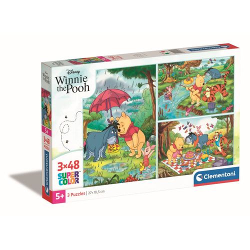 Puzzle Enfant 3x48 Pièces - Winnie The Pooh