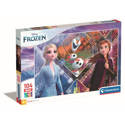 Puzzle Enfant 104 Pièces Maxi - La Reine Des Neiges 2