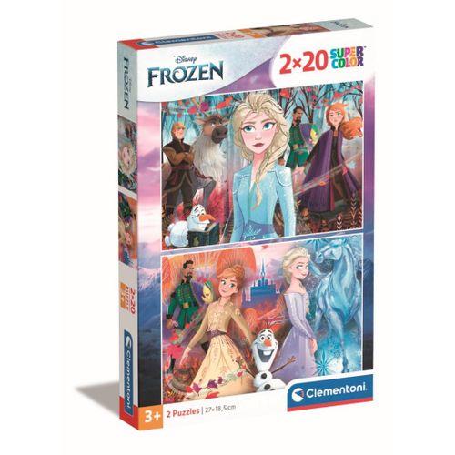 Puzzle Enfant 2x20 Pièces - La Reine Des Neiges 2