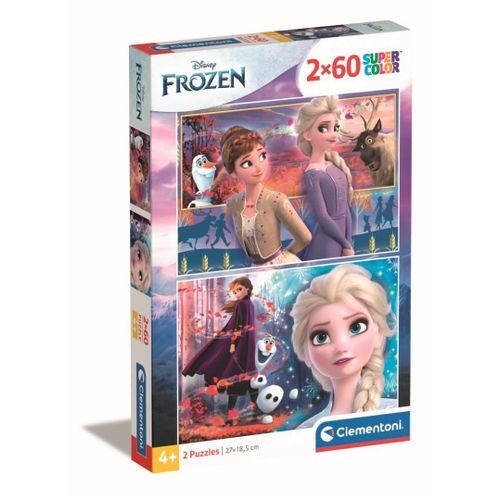 Puzzle Enfant 2x60 Pièces - La Reine Des Neiges 2