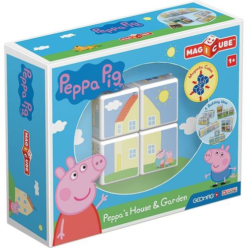 Peppa Pig Magicube - Peppa Pig La Maison Et Jardin De Peppa (4 Cubes)