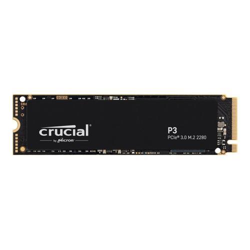 Crucial P3 - SSD - 500 Go - interne - M.2 2280 - PCIe 3.0 (NVMe)