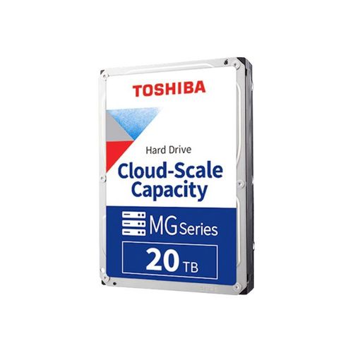 Toshiba MG10 Series MG10ACA20TE - Disque dur - Enterprise - 20 To - interne - 3.5" - SATA 6Gb/s - 7200 tours/min - mémoire tampon : 512 Mo