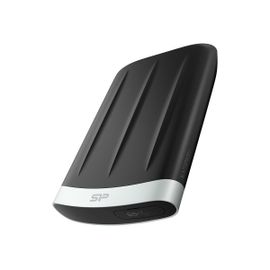SILICON POWER Armor A65B - Disque dur - 2 To - externe (portable) - 2.5" - USB 3.2 Gen 1 - AES 256 bits - gris, noir
