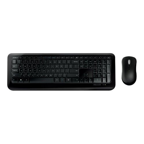 Bureau sans fil Microsoft 850 for Business - Ensemble clavier et souris - sans fil - 2.4 GHz