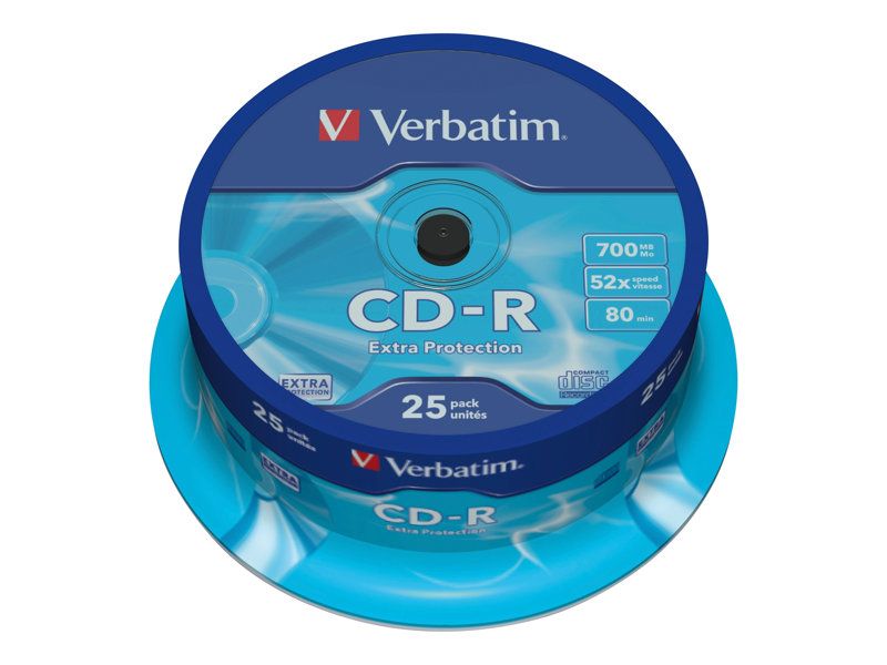 CD-R Verbatim 700 Mo - Extra Protection Slim (x10) pas cher