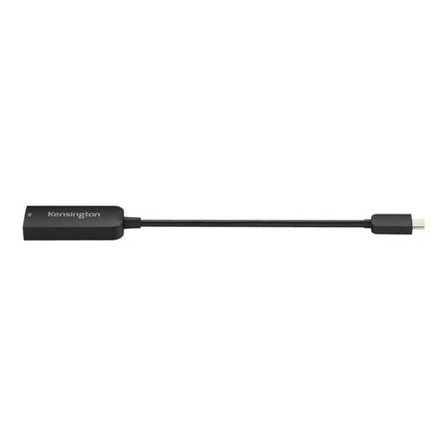 Kensington CV5000DP - Adaptateur vidéo - 24 pin USB-C (M) pour DisplayPort (F) - Thunderbolt 3 / DisplayPort 1.4 - support 4K 120 Hz, support pour 8K30Hz, support 1080 p 60 Hz