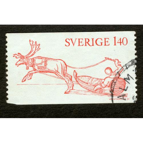 Timbre Oblitéré Sverige, 1.40