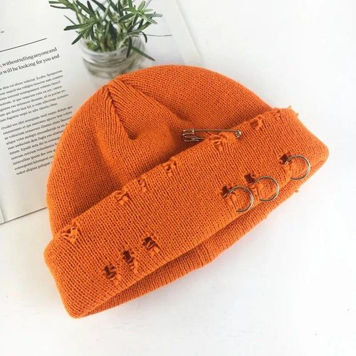 Chapeau D'optique Chaud Unisexe,Bonnets Troués,Casquette Basique,Skullies Unisexes,Mode Hip Hop,Femmes,Harajuku,Automne,Hiver,Pj009