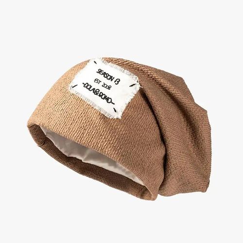 Chapeau Tricoté Épais Avec Lettres En Polyester Pour Femme,Bonnet Chaud,Casquette Skullies,Automne Et Hiver 2021,83