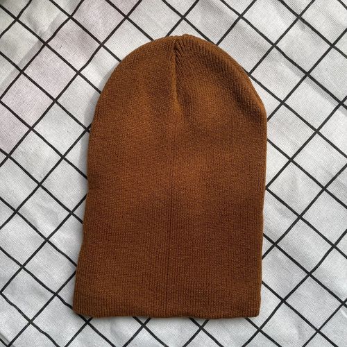 Chapeaux Unisexes En Laine Acrylique Pour Hommes Et Femmes,Chapeaux Chauds,Casquette Élastique,Crânes Monochromes,38 Couleurs,Automne,Hiver,