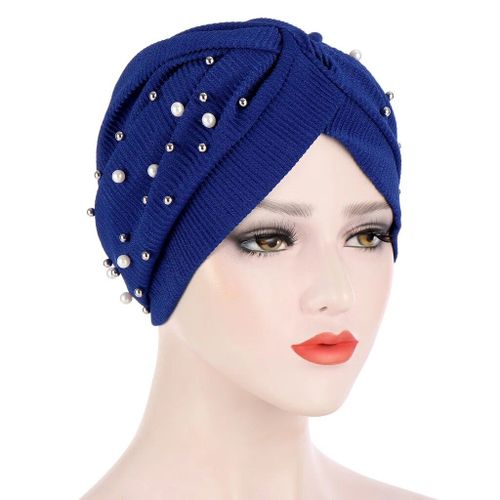 Petit Bonnet À Manches Avec Perles,De Couleur Unie,Européenne Et Américaine