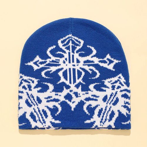 Chapeau Unisexe Hip Hop Pour Filles,Bonnet Y2k,Accessoires Photo De Style Harajuku,Motif Web D'asile Polyvalent,Automne Et Hiver