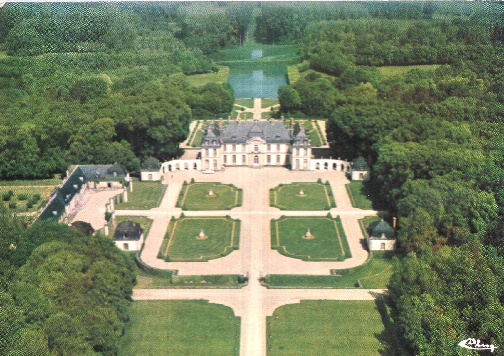 Carte Postale De La Motte-Tilly (Aube) Vue Aérienne Du Château