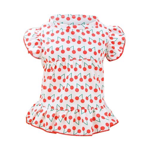 Vêtements Pour Chiens Et Petites Filles,Robes Pour Animaux De Compagnie,Chemises Pour Chiots,Vêtements Pour Petits Chiens - Type Red-M
