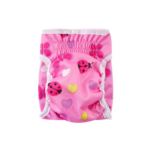 Couches Pour Chien Femelle,Pantalon Physiologique,Culotte Pour Chiot,Short Pour Femme,Sous-Vêtement Lavable,Culotte Diper Pour Chien Femelle,Vêtements Pour Animaux De Compagnie - Type Hot Pink-Xs #A