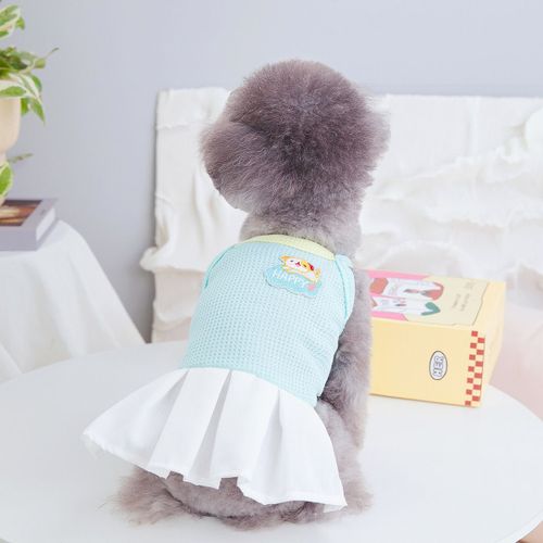 Vêtements Pour Animaux De Compagnie Pour Chiens,Jupe Pour Chiot,Robe De Génération A,Vêtements Pour Chiens,Printemps Et Été 2023 - Type Blue-S