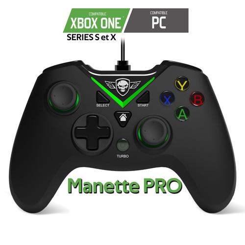 Manette Pro Gaming Pour Xbox One Et Pc Spirit Of Gamer Filaire Mode Turbo