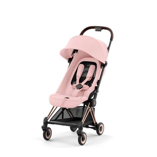 Poussette Coya Châssis Rosegold Siège Peach Pink - Cybex