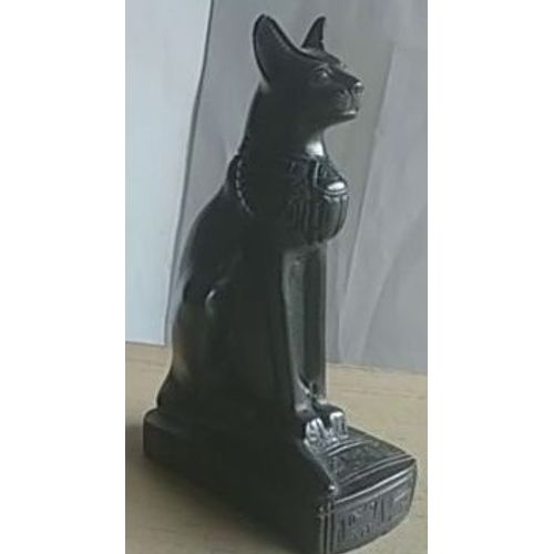 STATUETTE EGYPTIENNE CHAT EN RESINE