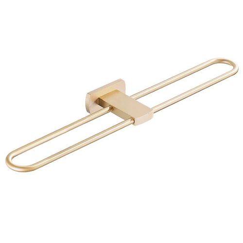 Support Mural En Laiton Brossé,Étagère Pour Serviettes De Toilette,Support De Rangement Pour Accessoires De Salle De Bain - Type Annulus 2 Pole