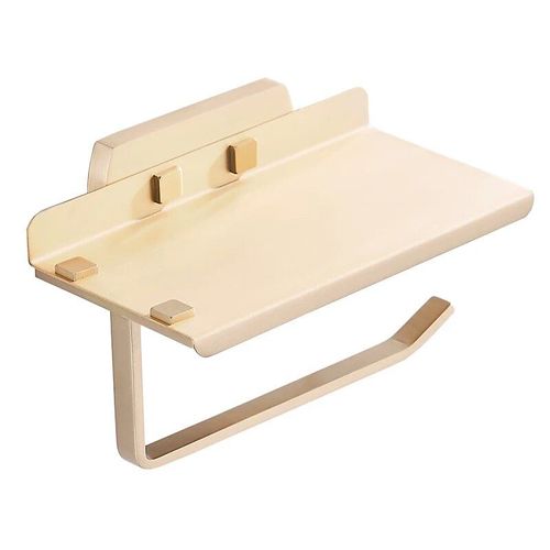 Support Mural En Laiton Brossé,Étagère Pour Serviettes De Toilette,Support De Rangement Pour Accessoires De Salle De Bain - Type Toilet Paper Holder