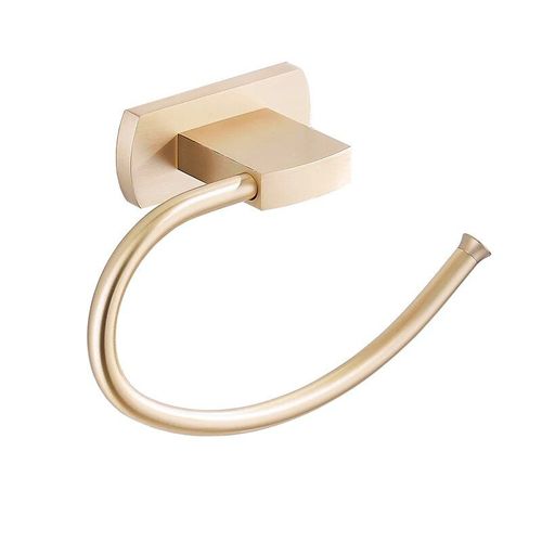 Support Mural En Laiton Brossé,Étagère Pour Serviettes De Toilette,Support De Rangement Pour Accessoires De Salle De Bain - Type Towel Rack