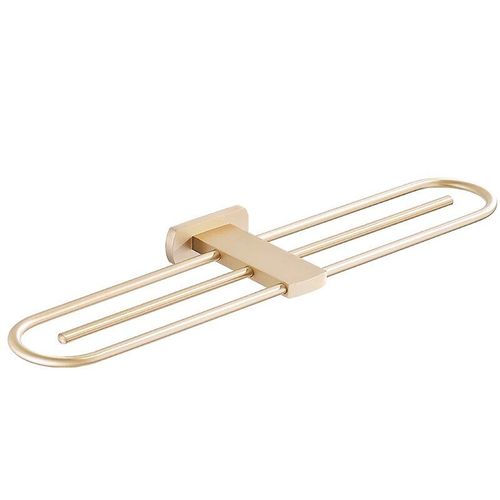 Support Mural En Laiton Brossé,Étagère Pour Serviettes De Toilette,Support De Rangement Pour Accessoires De Salle De Bain - Type Annulus 3 Pole
