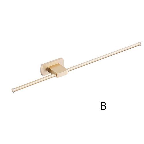 Support Mural En Laiton Brossé,Étagère Pour Serviettes De Toilette,Support De Rangement Pour Accessoires De Salle De Bain - Type Single Pole B
